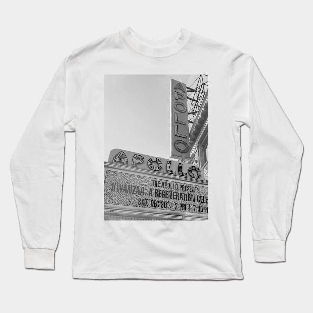 Apollo Theater Harlem Manhattan NYC Long Sleeve T-Shirt by eleonoraingrid